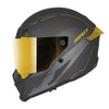 Casque Intégral de Moto RKT 240 Solar Flare Noir Mat/Or