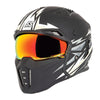 Casque Intégral de Moto SS2450 Trial by Fire StreetFighter Blanc