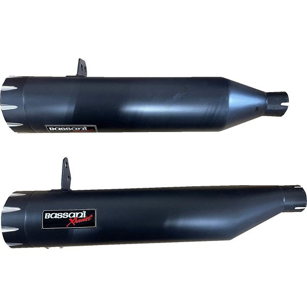 4" Slip-On Muffler with Fluted End Caps