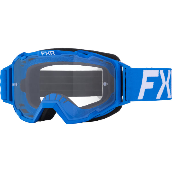 Lunette de Motocross Prime FXR bleu