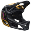 Casque Intégral de Vélo Proframe RS Heatstack Jaune/Noir incliné de face