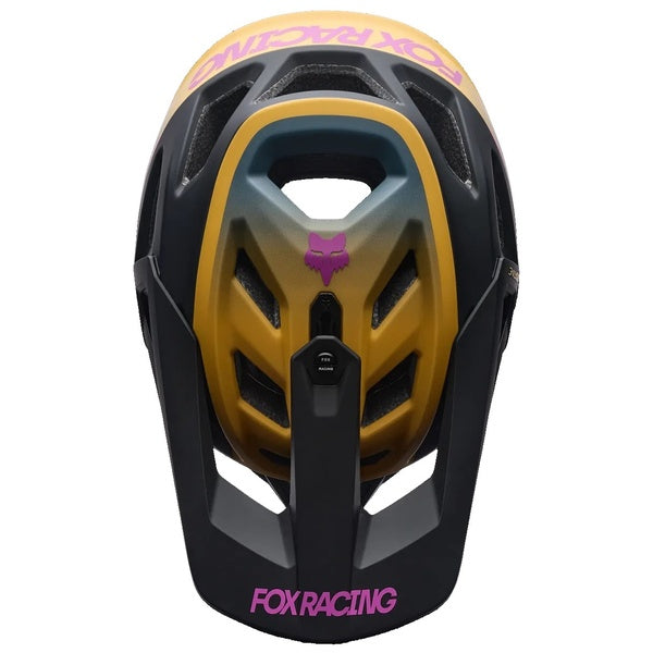 Casque Intégral de Vélo Proframe RS Heatstack Jaune/Noir de dessus