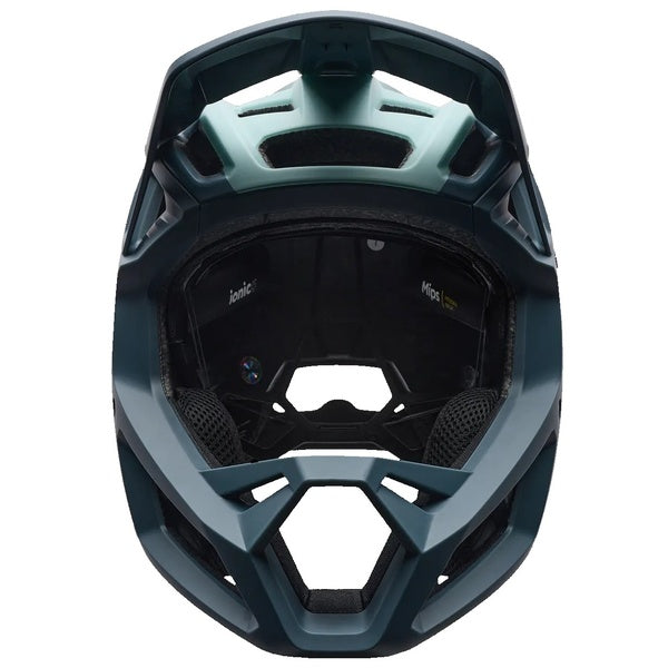 Casque Intégral de Vélo Proframe RS Heatstack Bleu/Orange de face