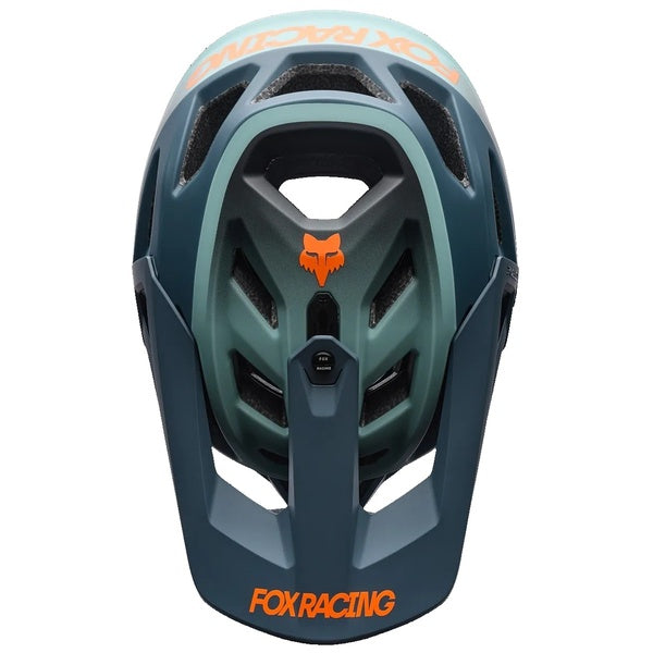 Casque Intégral de Vélo Proframe RS Heatstack Bleu/Orange de dessus