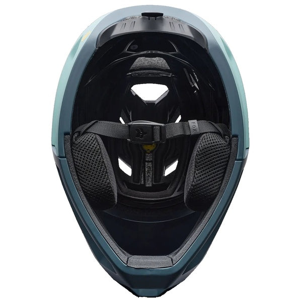 Casque Intégral de Vélo Proframe RS Heatstack Bleu/Orange de dessous