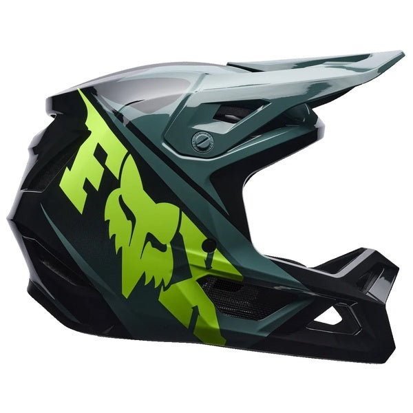 Casque Intégral de Vélo Rampage Foundry Vert/Noir de gauche