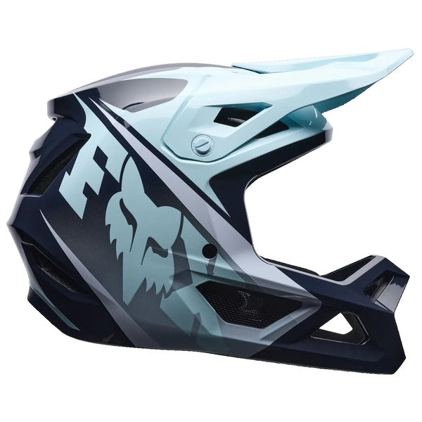 Casque Intégral de Vélo Rampage Foundry Bleu/Noir de gauche