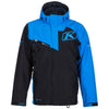 Manteau de Motoneige Kompound /klim/ bleu noir , de face