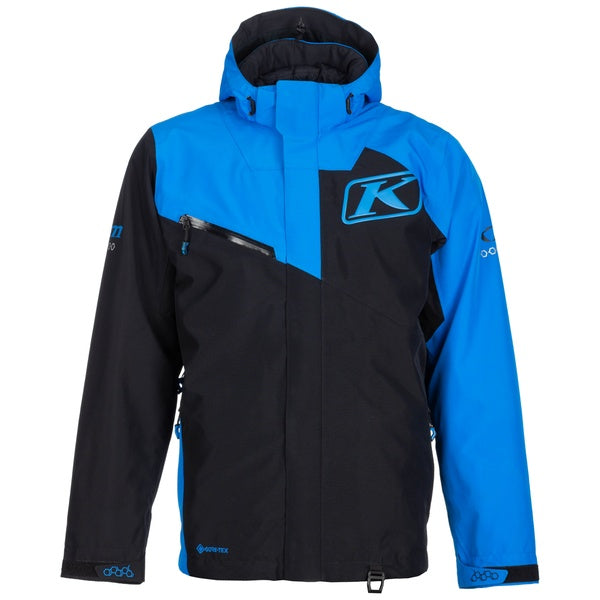 Manteau de Motoneige Kompound /klim/ bleu noir , de face
