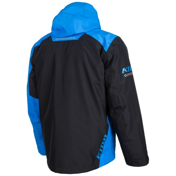 Manteau de Motoneige Kompound /klim/ bleu noir , de dos