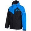 Manteau de Motoneige Kompound /klim/ bleu noir , de profil