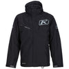 Manteau de Motoneige Kompound noir , de face Klim