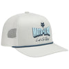 Casquette Go Race Rope Trucker Femme Gris Clair de face