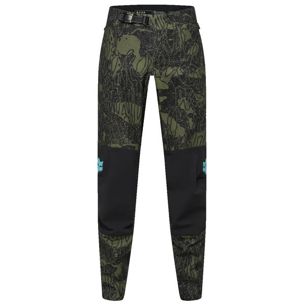 Pantalon de Vélo Defend Fire Lunar Édition Limitée Olive de face