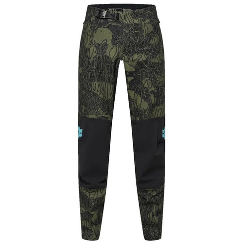 Pantalon de Vélo Defend Fire Lunar Édition Limitée Olive de face