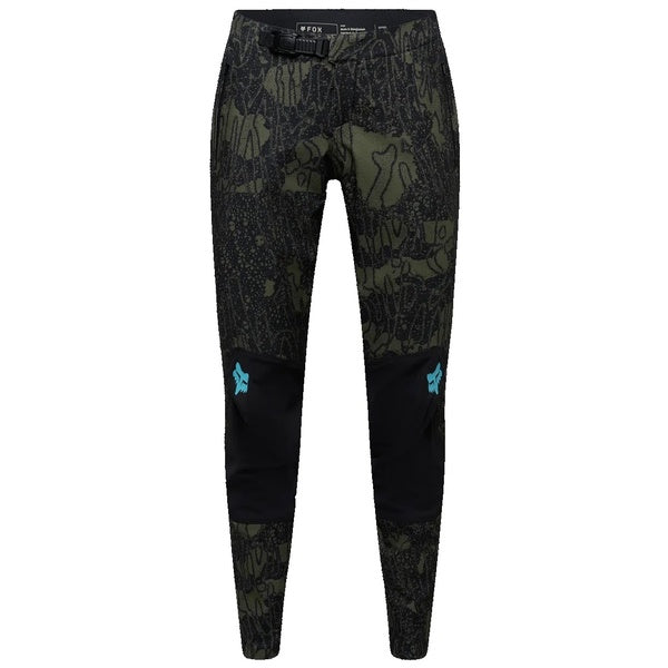 Pantalon de Vélo Defend Fire Lunar Femme Édition Limitée Olive de face