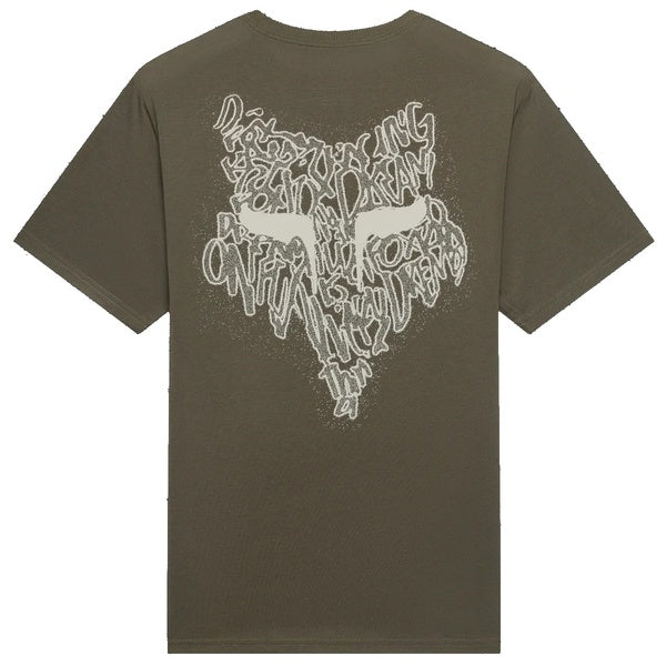 T-Shirt Slowburn Dri-Release Olive de dos