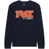 Chandail Circa 74 Thermal Bleu/Orange de face