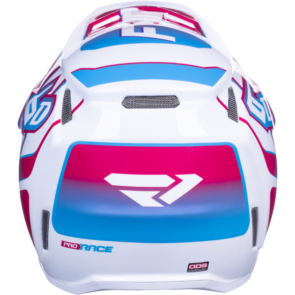 Casque 6D ART-3Y Junior FXR bleu et rose, arrière