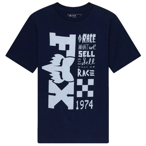 T-Shirt Bend Junior Bleu Foncé de face