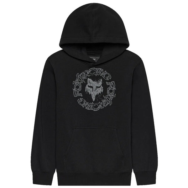 Coton Ouaté Slowburn Junior Noir de face