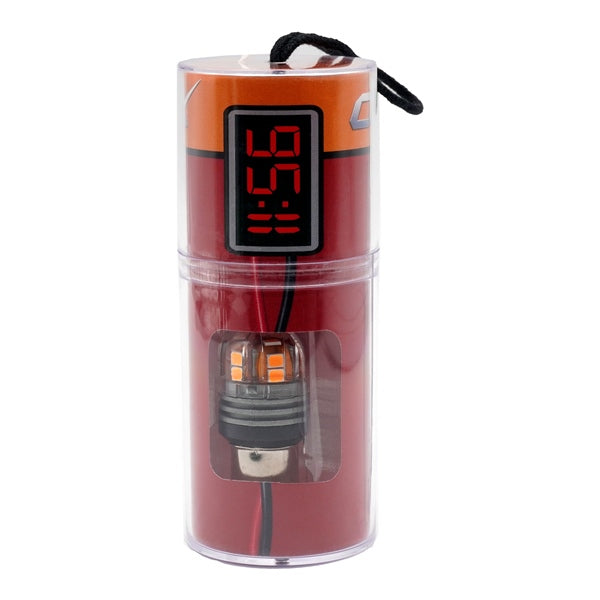 Ampoule de Moto LED Série Mini Dynamite 1156 Ambre