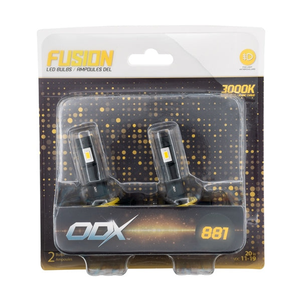 Ampoule de Moto DEL Série Fusion Jaune 881