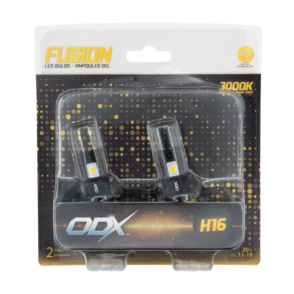 Ampoule de Moto DEL Série Fusion Jaune H16