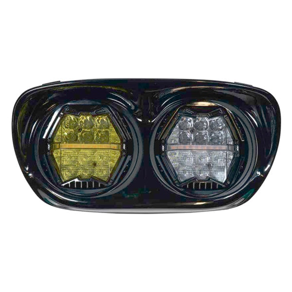 Phare de Remplacement Road Glide 9600 lumens Blanc/Jaune