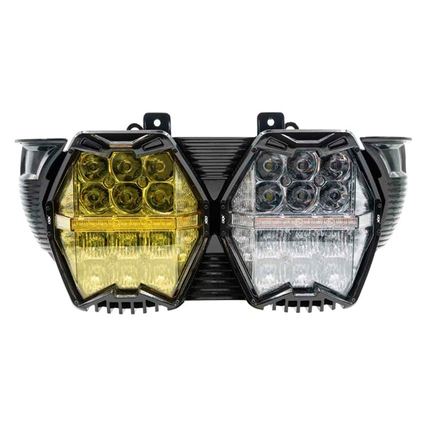 Phare de Remplacement Road Glide 12000 lumens Blanc/Jaune