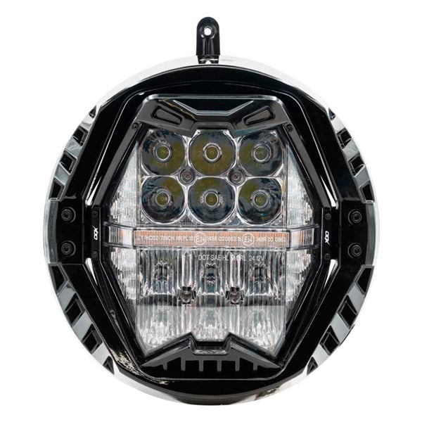 Ensemble de Phare pour Harley-Davidson 7" Blanc