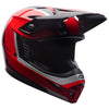 Casque de Motocross MX-10 MIPS Rouge/Noir incliné de face