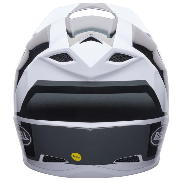 Casque de Motocross MX-10 MIPS Blanc/Noir de dos