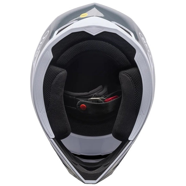 Casque de Motocross MX-10 MIPS Blanc/Noir de dessous
