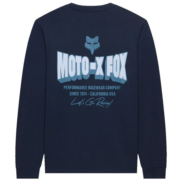 Chandail Go Race 195 Original Bleu Foncé de dos