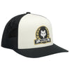 Casquette Crest TruckerBlanc/Noir de face
