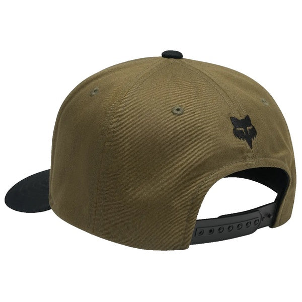 Casquette Snapback Warped Olive de dos