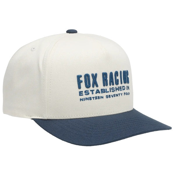 Casquette Snapback Warped Blanc de face