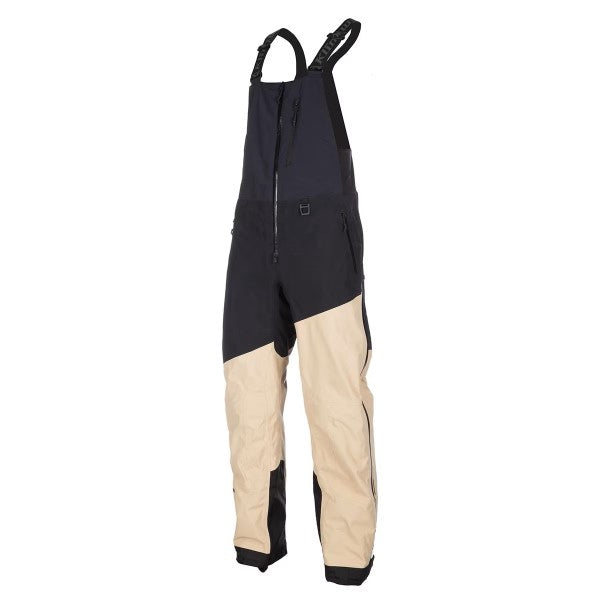 Pantalon de Motoneige Storm BIB Noir Beige, de face