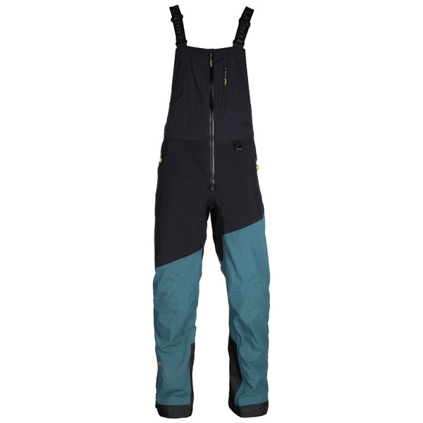 Pantalon de Motoneige Storm BIB Bleu/Noir, de face