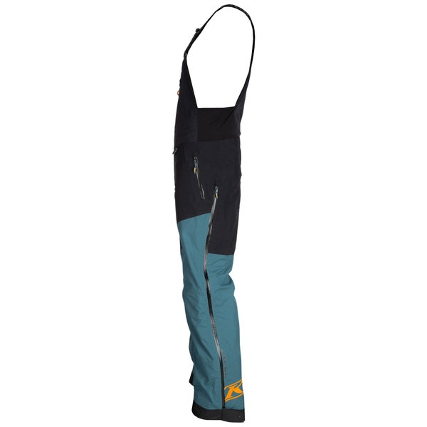 Pantalon de Motoneige Storm BIB Bleu/Noir, de côté
