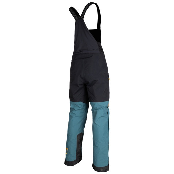 Pantalon de Motoneige Storm BIB Bleu/Noir, de dos