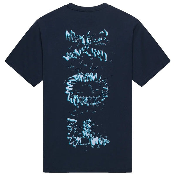 T-Shirt Gutter 195 Bleu Foncé de dos