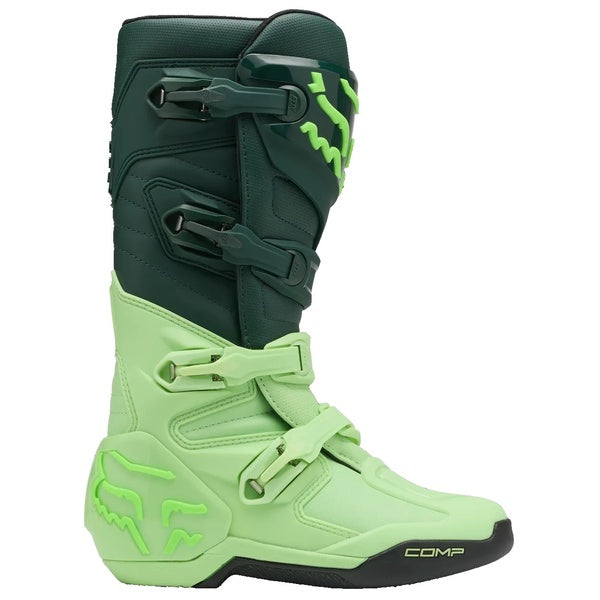 Bottes de Motocross Comp Vert paire de droite