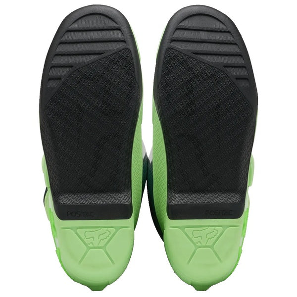 Bottes de Motocross Comp Vert en paire de dessous