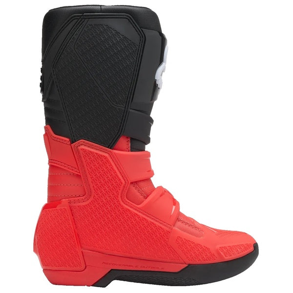 Bottes de Motocross Comp Junior Rouge/Noir paire de gauche