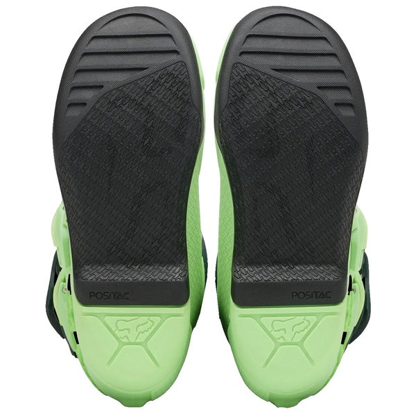 Bottes de Motocross Comp Junior Vert en paire de dessous