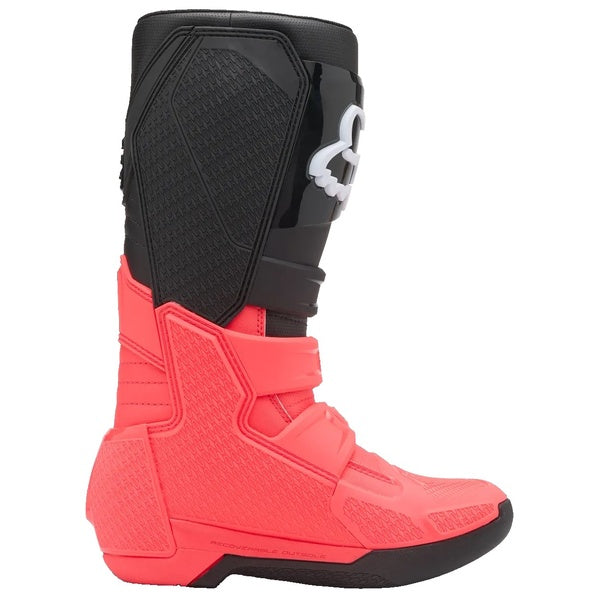 Bottes de Motocross Comp Femme Rose Clair paire de gauche