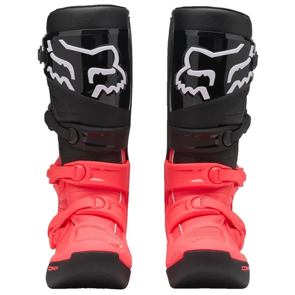 Bottes de Motocross Comp Femme Rose Clair en pair de face