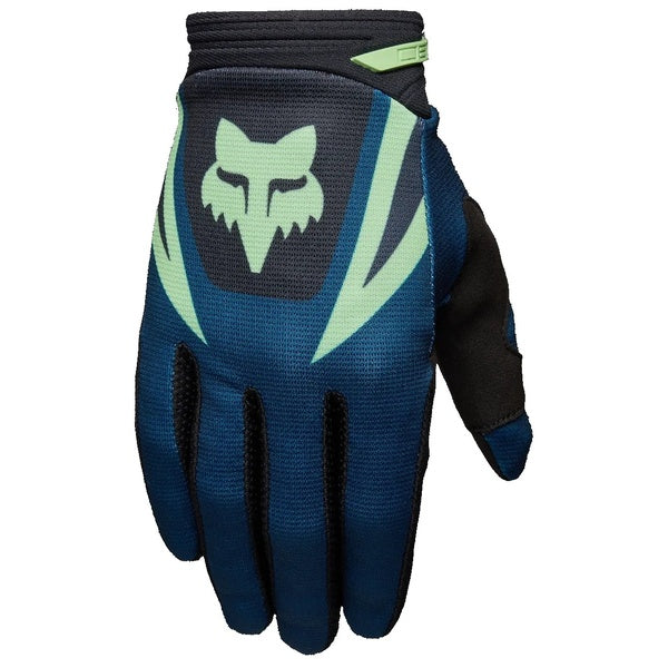 Gants de Motocross 180 Draft Bleu/Vert extérieur